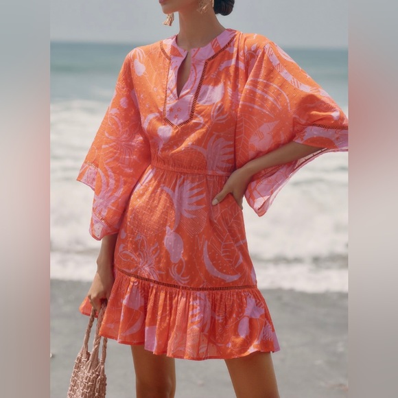 FARM Rio Dresses & Skirts - Anthropologie x Farm Rio Caftan Cover-Up Dress